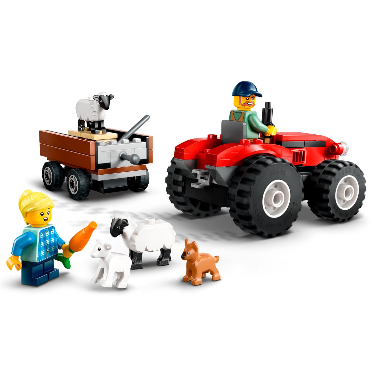 Конструктор LEGO City Красный фермерский трактор 116 дет. - фото 2