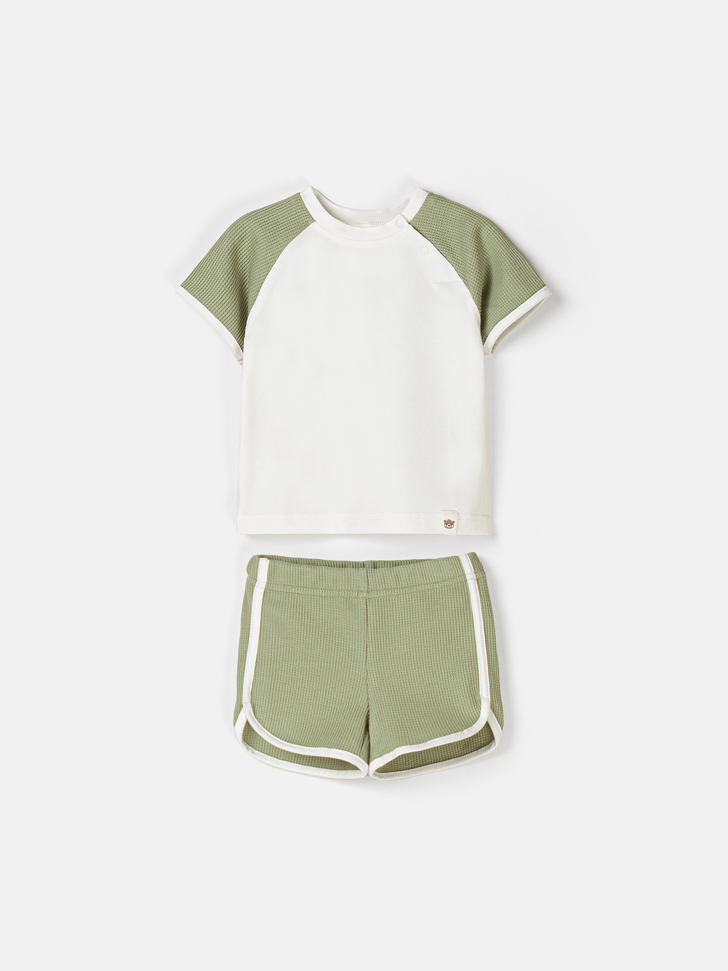 Футболка и шорты BUNGLY 1R9780/Олива - фото 4