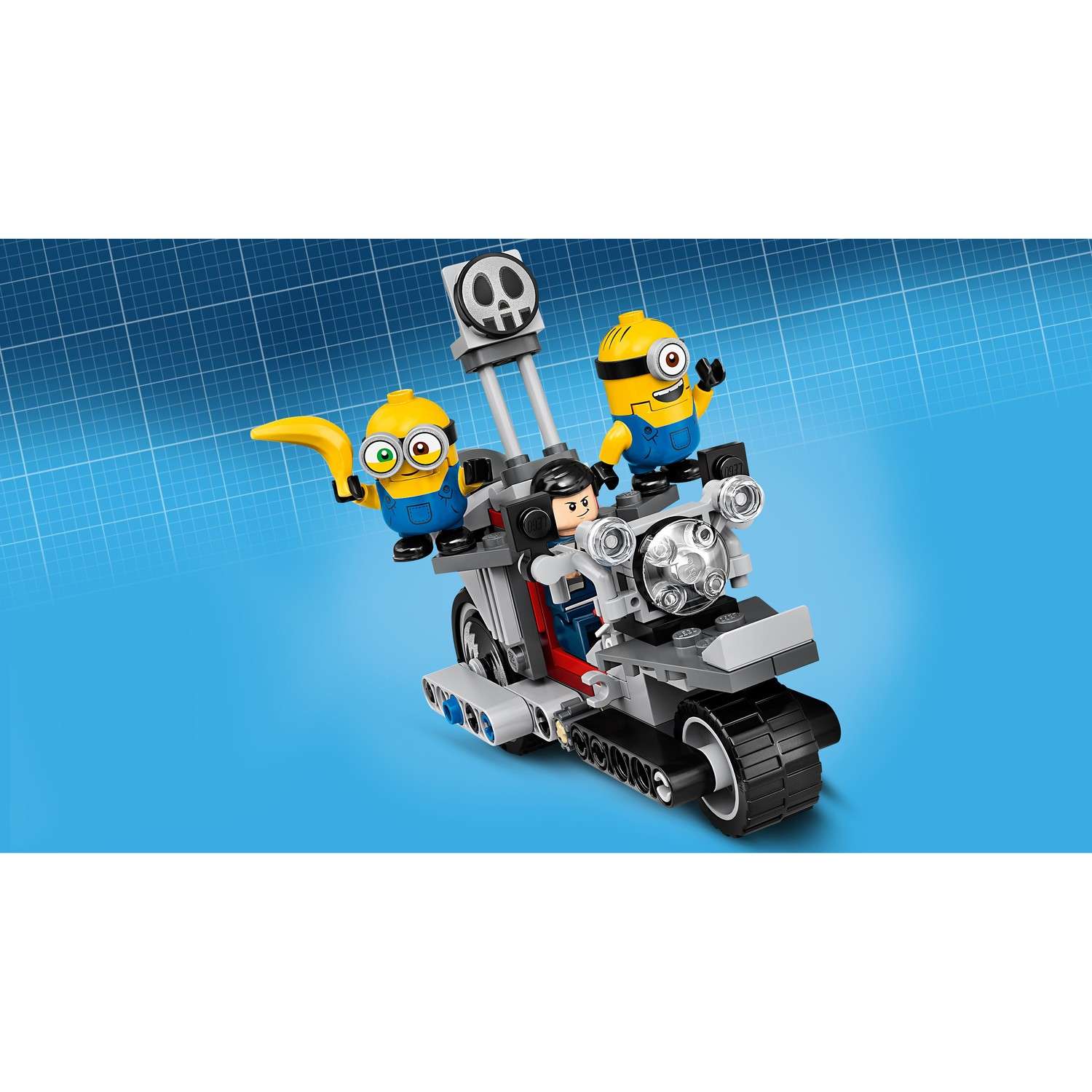 Конструктор LEGO Minions Погоня на мотоцикле блочный - фото 12