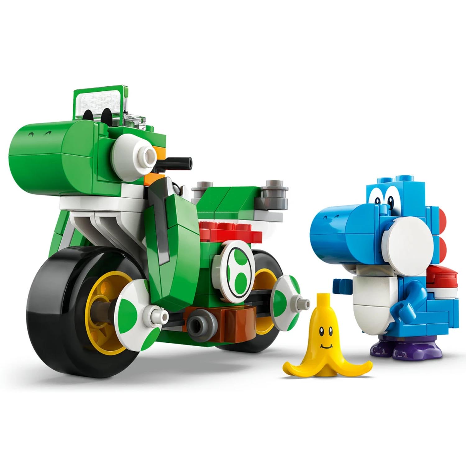 Конструктор LEGO Super Mario Марио Карт - Мотоцикл Йоши блочный - фото 3