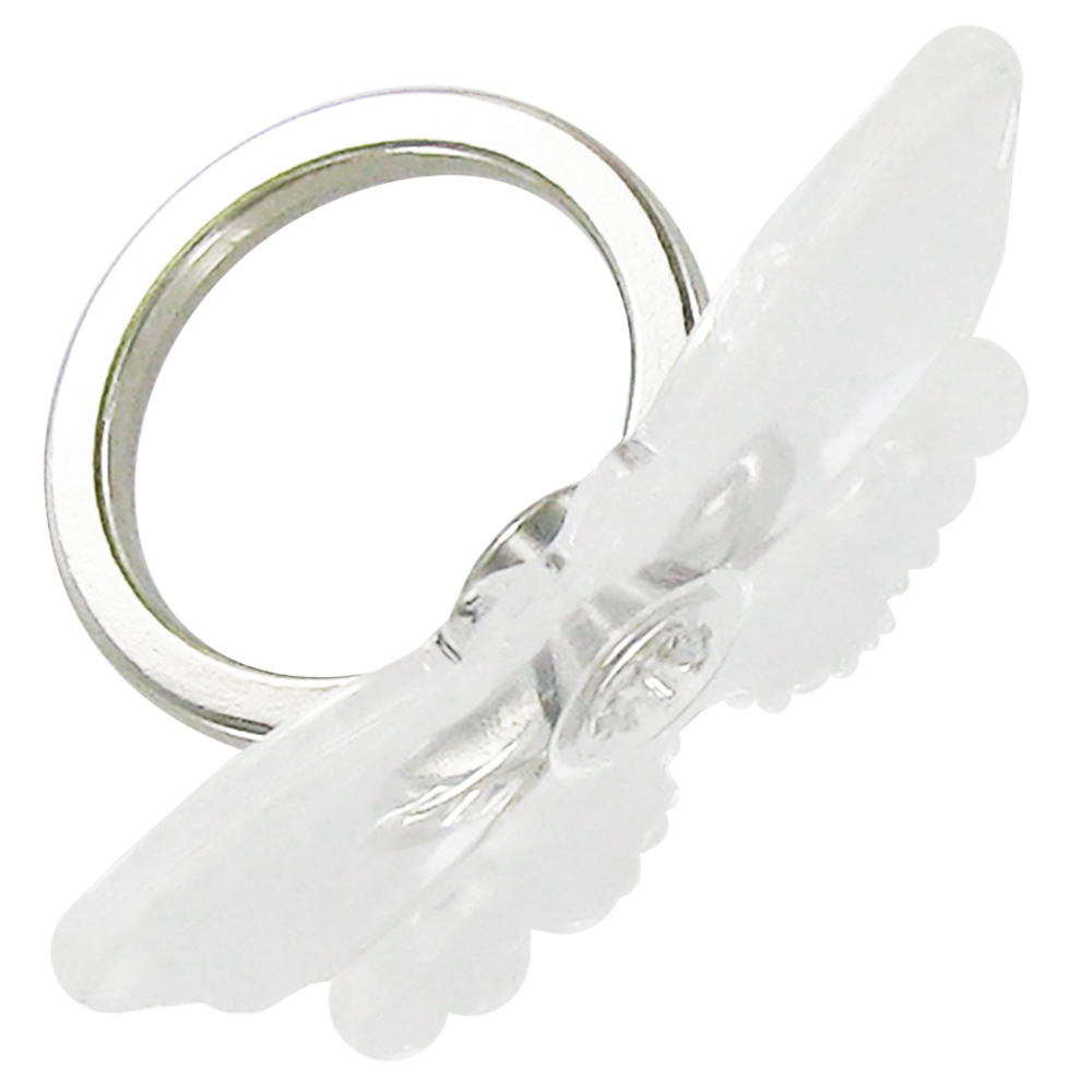 Держатель-кольцо для телефона Krutoff Бабочка прозрачное - фото 2