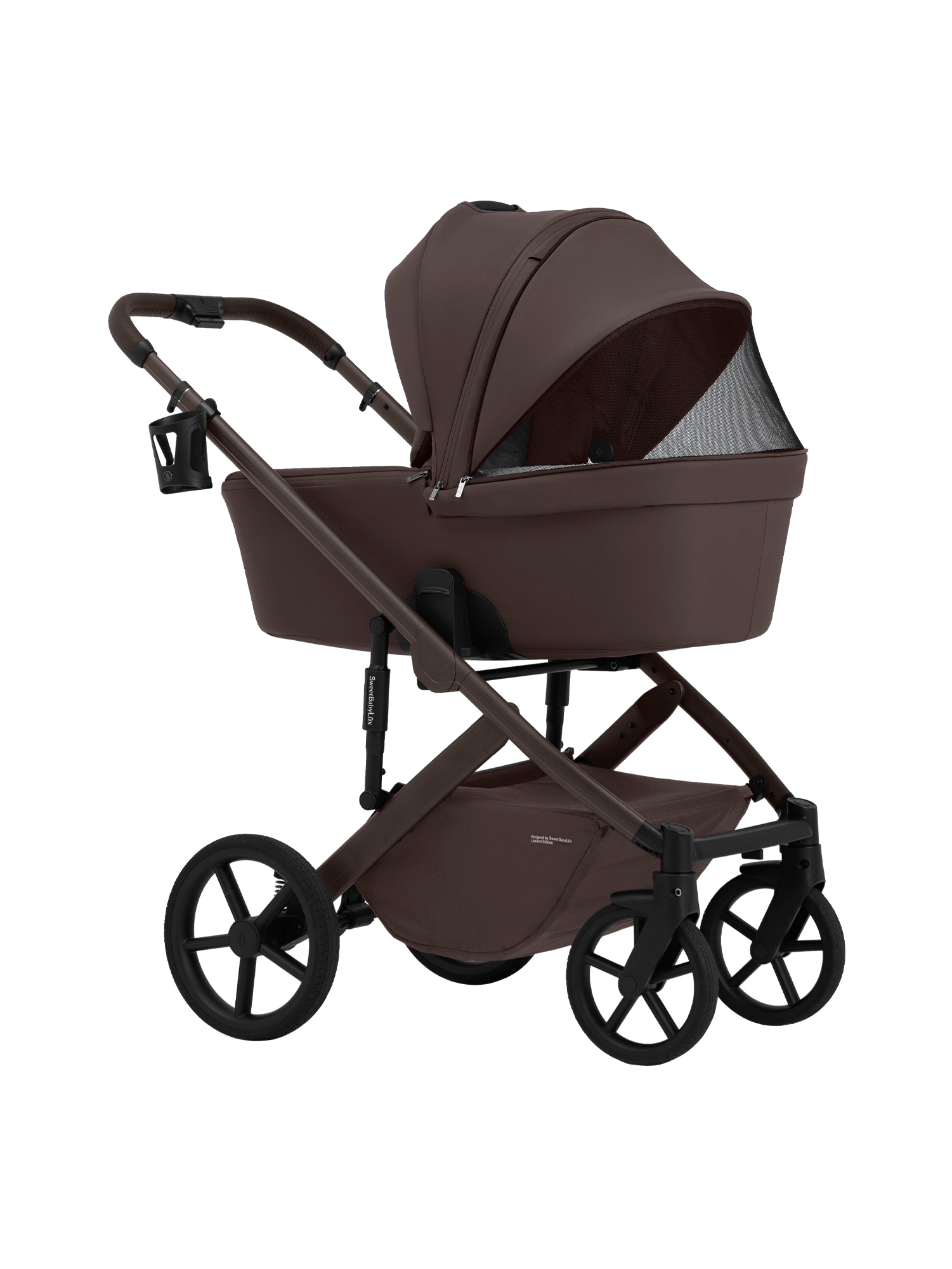 Коляска 2в1 Sweet Baby Dolce Chocolate Brown коричневый - фото 35
