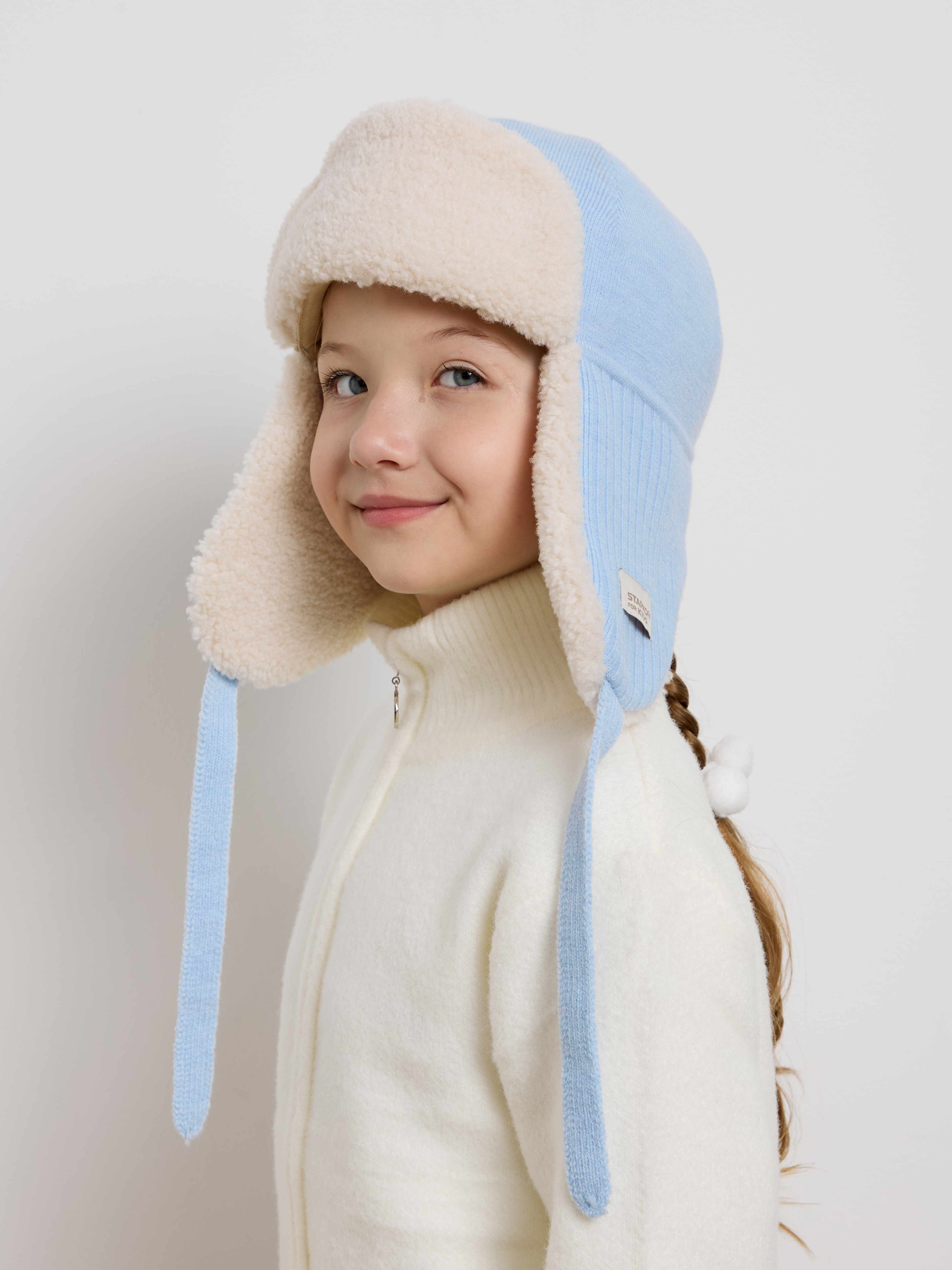 Шапка-ушанка Starkoff Kids Д500911 - фото 7