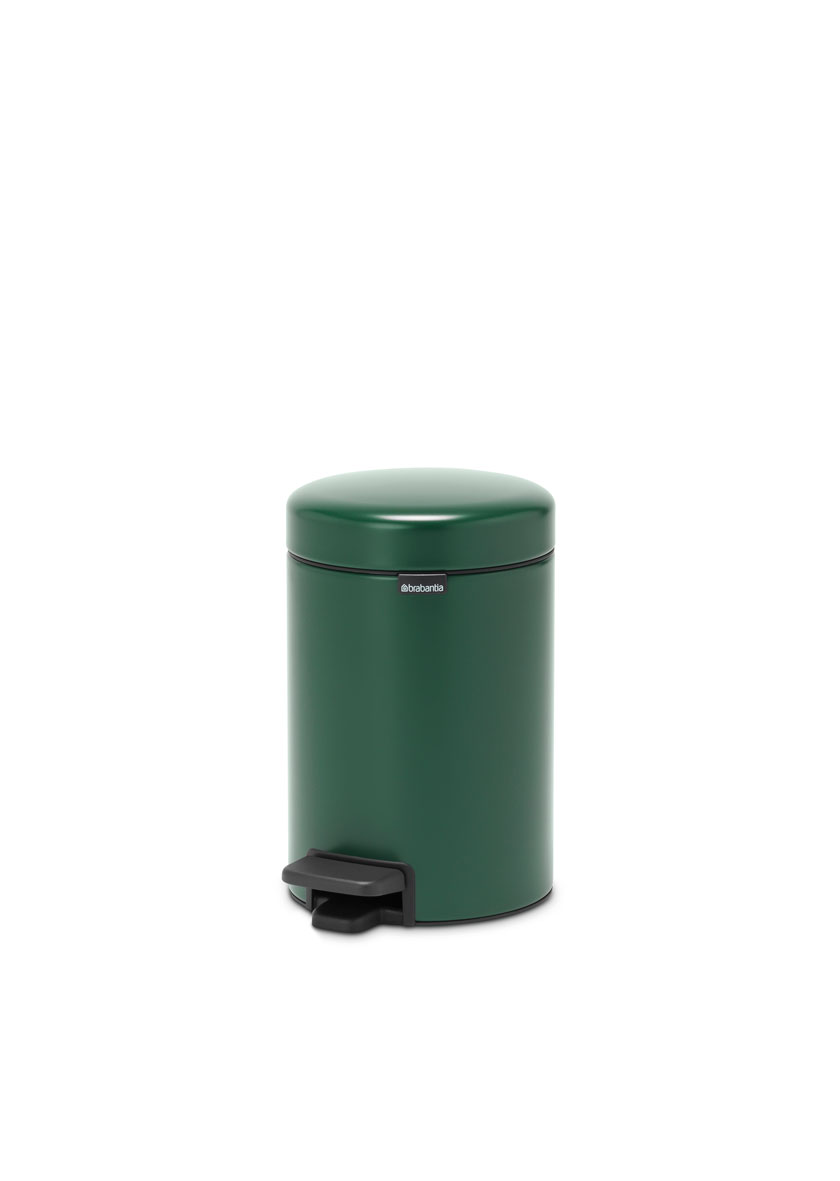 Бак мусорный Brabantia NewIcon с педалью зеленая сосна 3л 304002 - фото 4