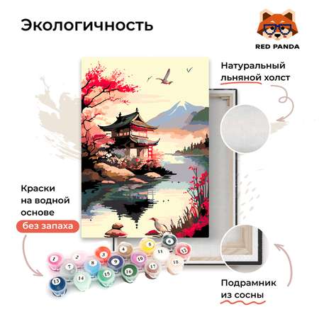 Картина по номерам Red Panda