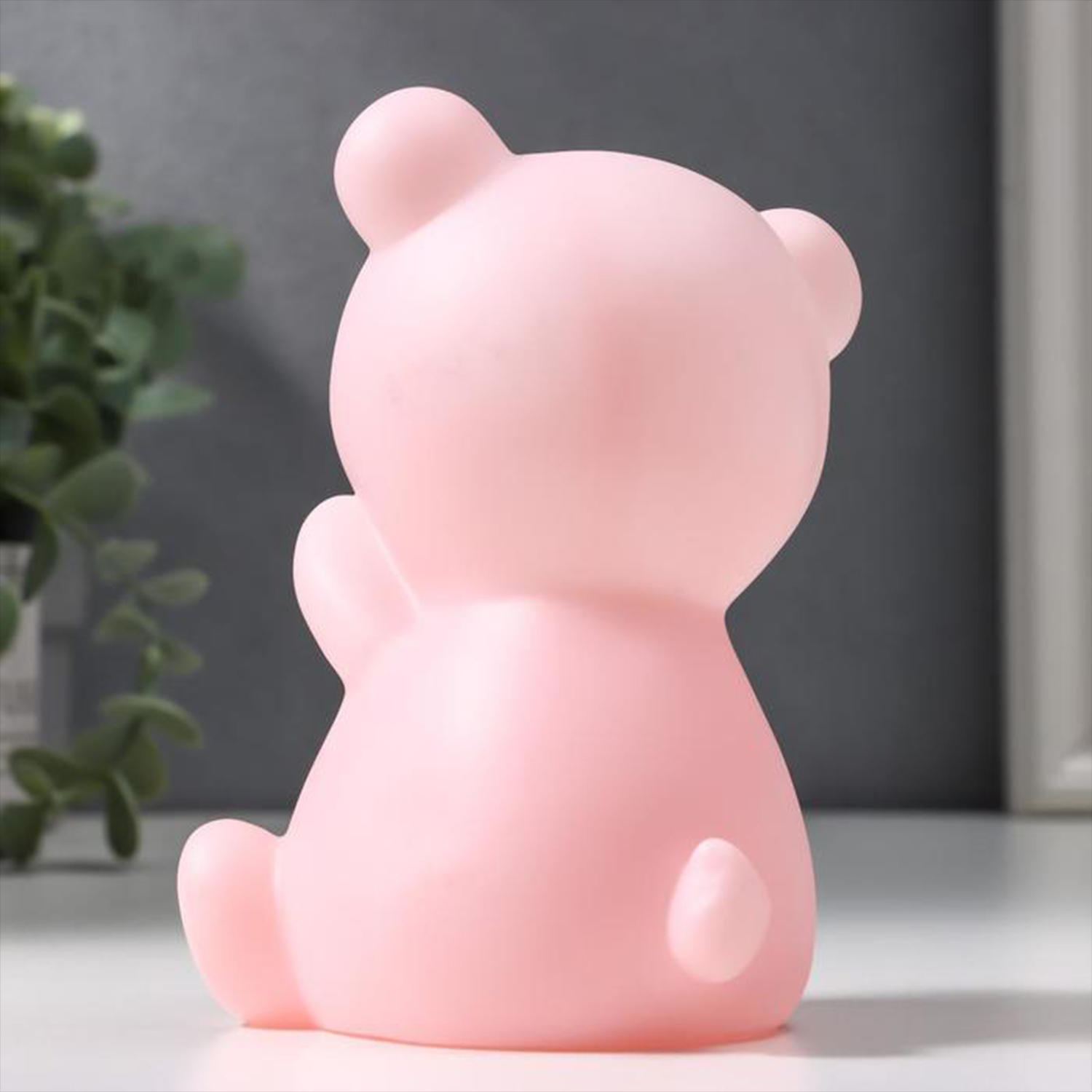 Ночник-светильник MINI-TOYS Милый мишка розовый свет - фото 4