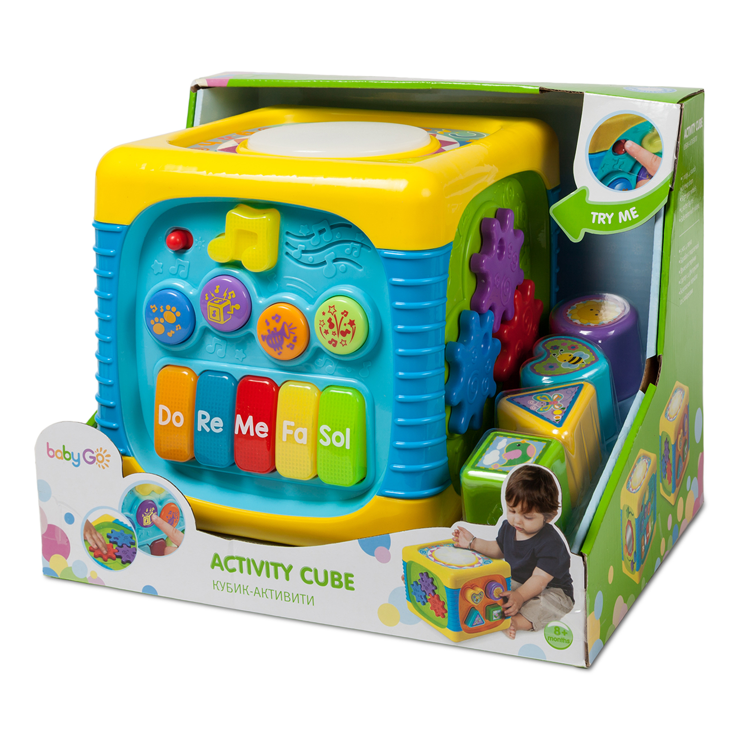 Игрушка BabyGo развивающий центр Кубик - фото 22
