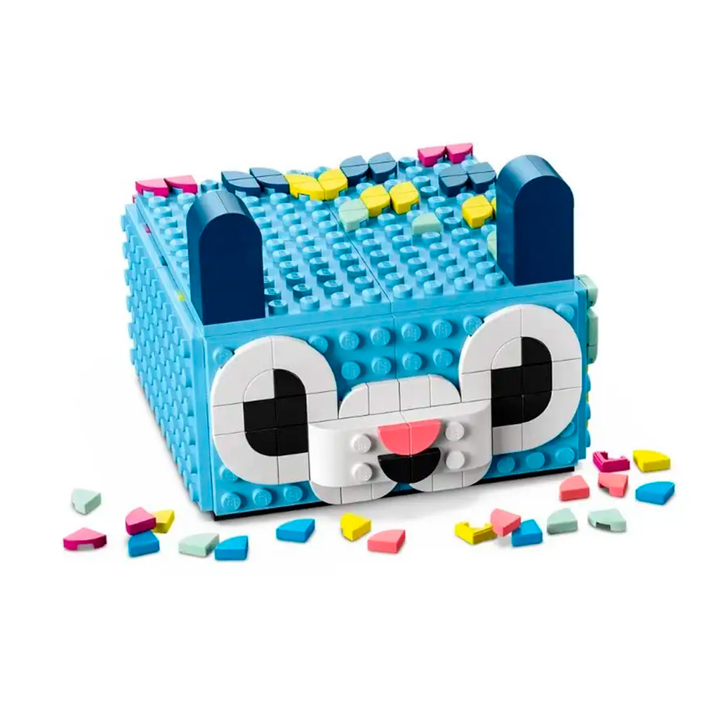 Конструктор LEGO DOTS Креативный ящик Животные блочный - фото 7