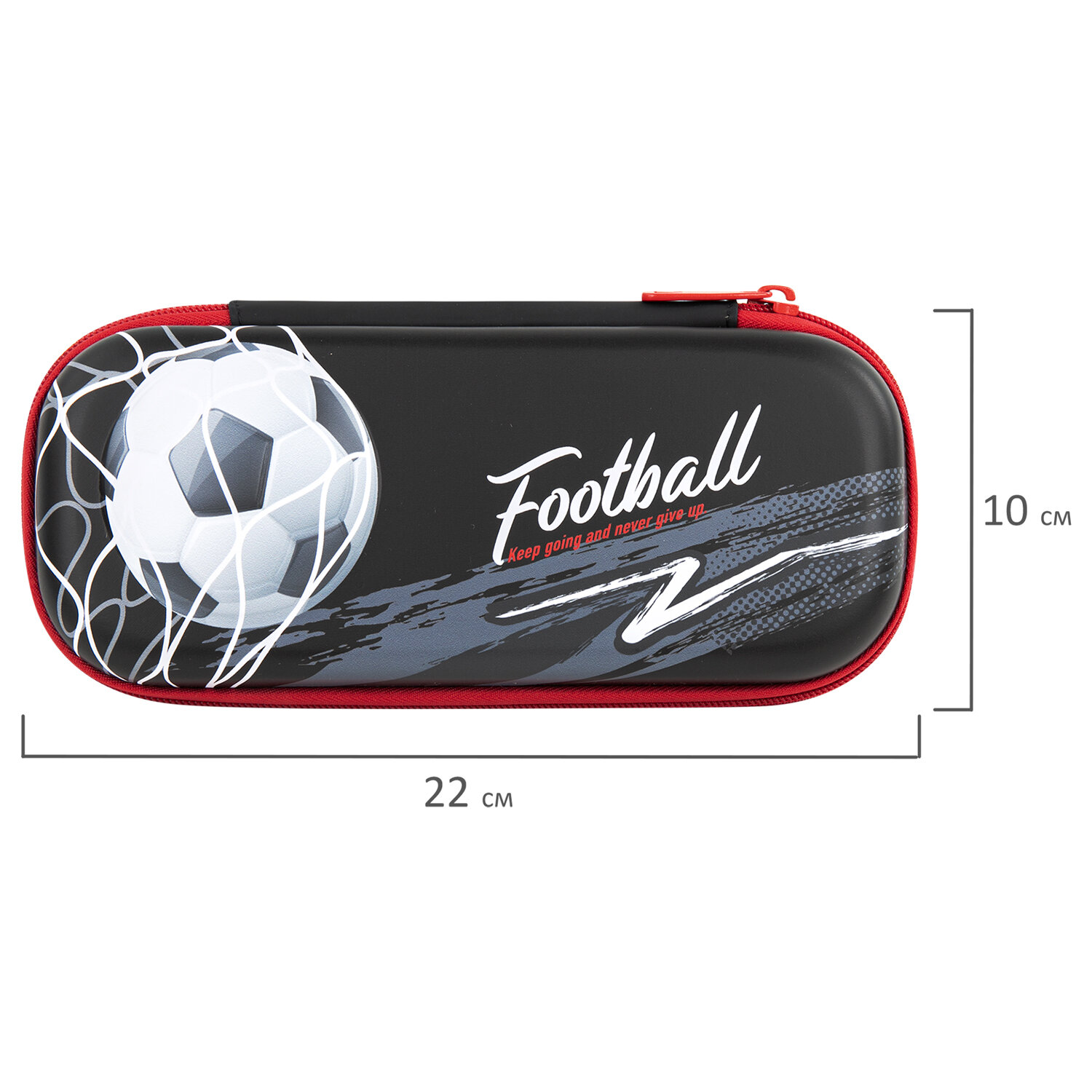 Пенал косметичка Brauberg Goal - фото 12