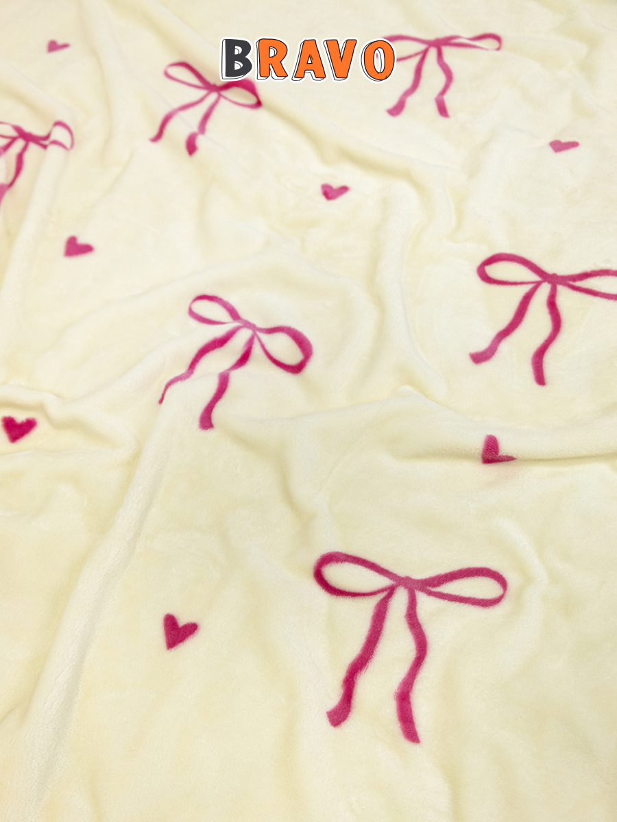 Покрывало BRAVO Бантики 150 x 200 см велсофт - фото 8