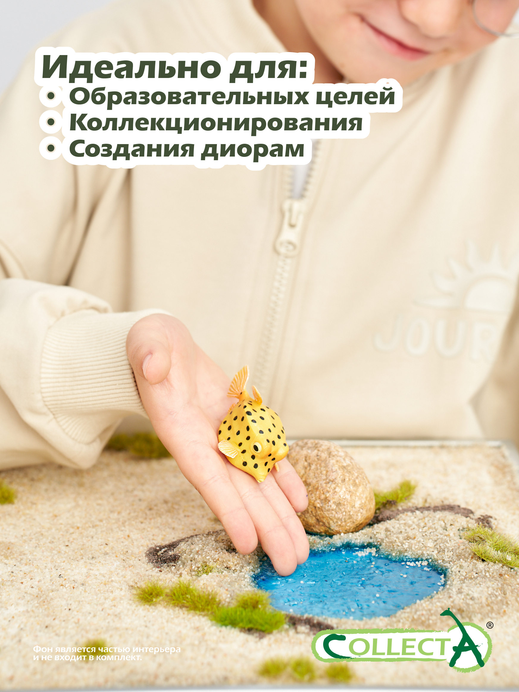 Фигурка Collecta Рыбка-коробка - фото 6