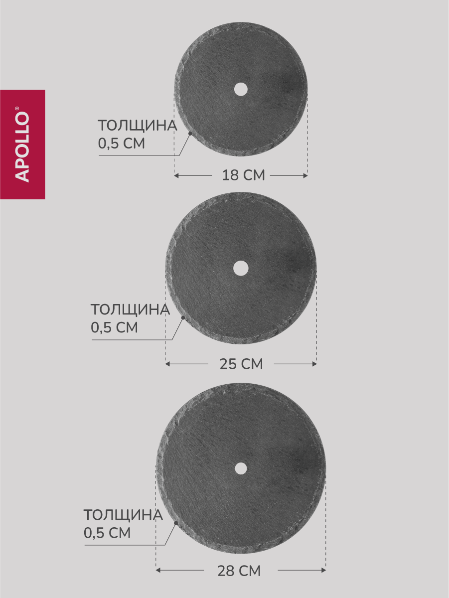 Подставка сервировочная APOLLO трехъярусная - фото 3
