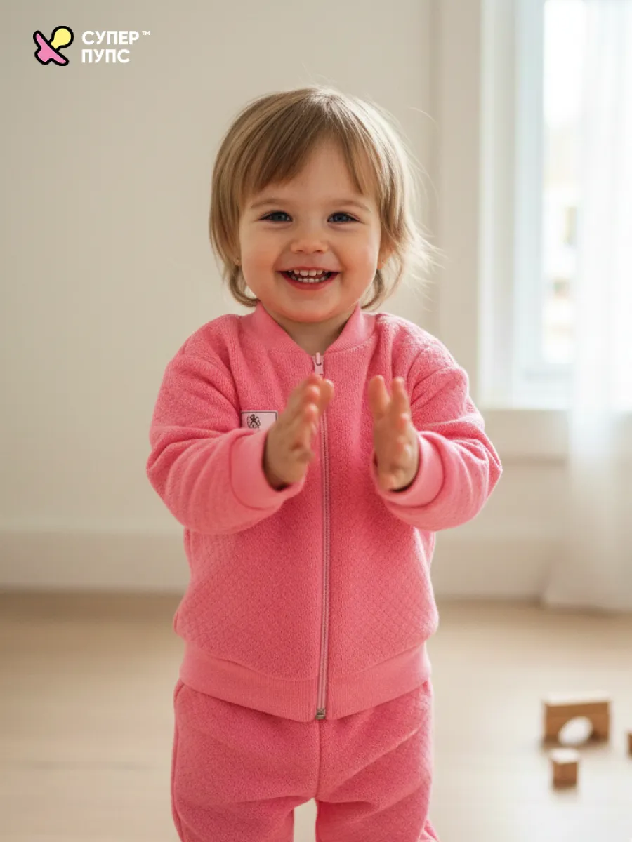 Костюм Супер Пупс Мод4н/розовый - фото 9