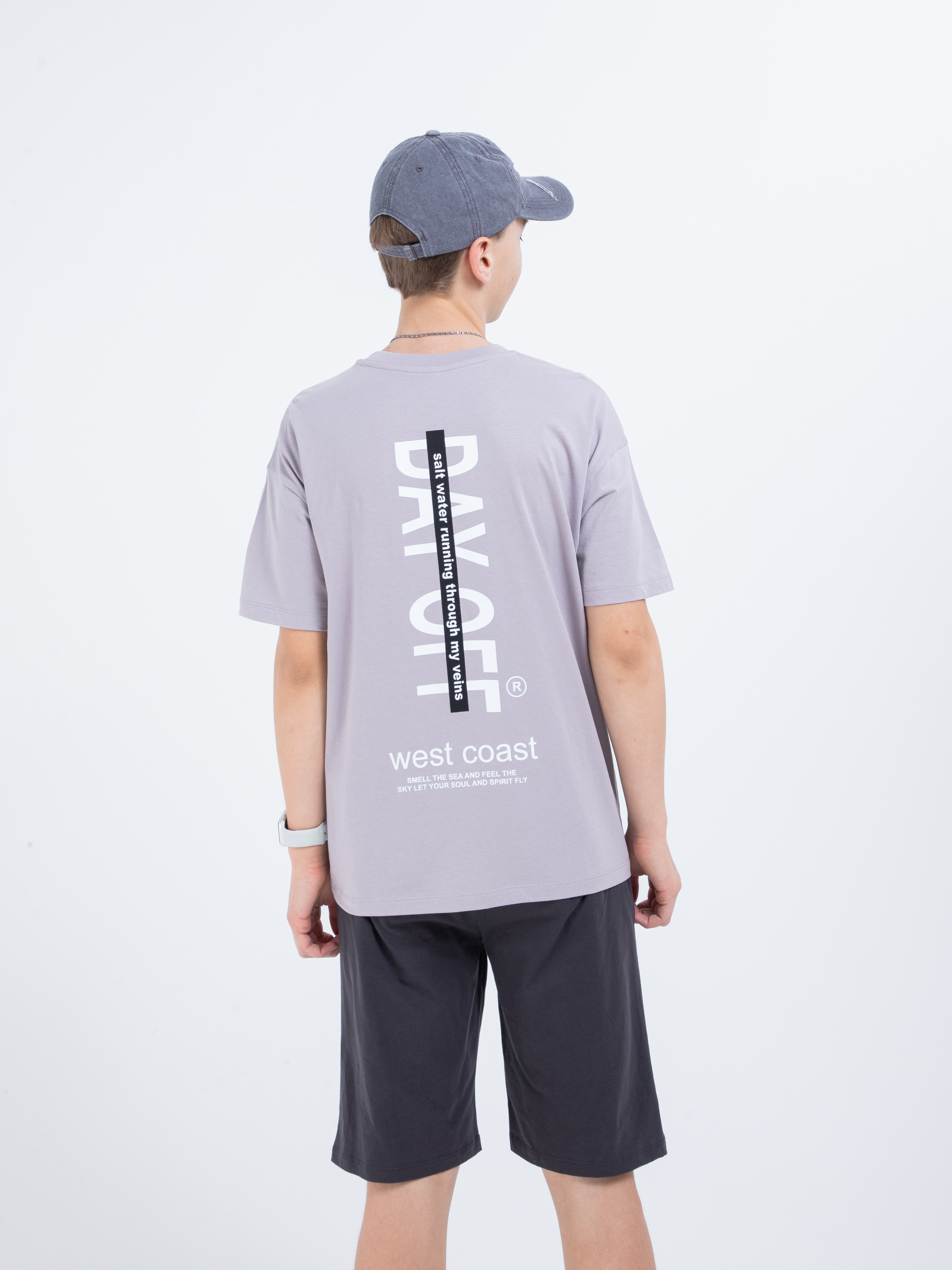 Футболка STELLA MODA 11217_серый - фото 10