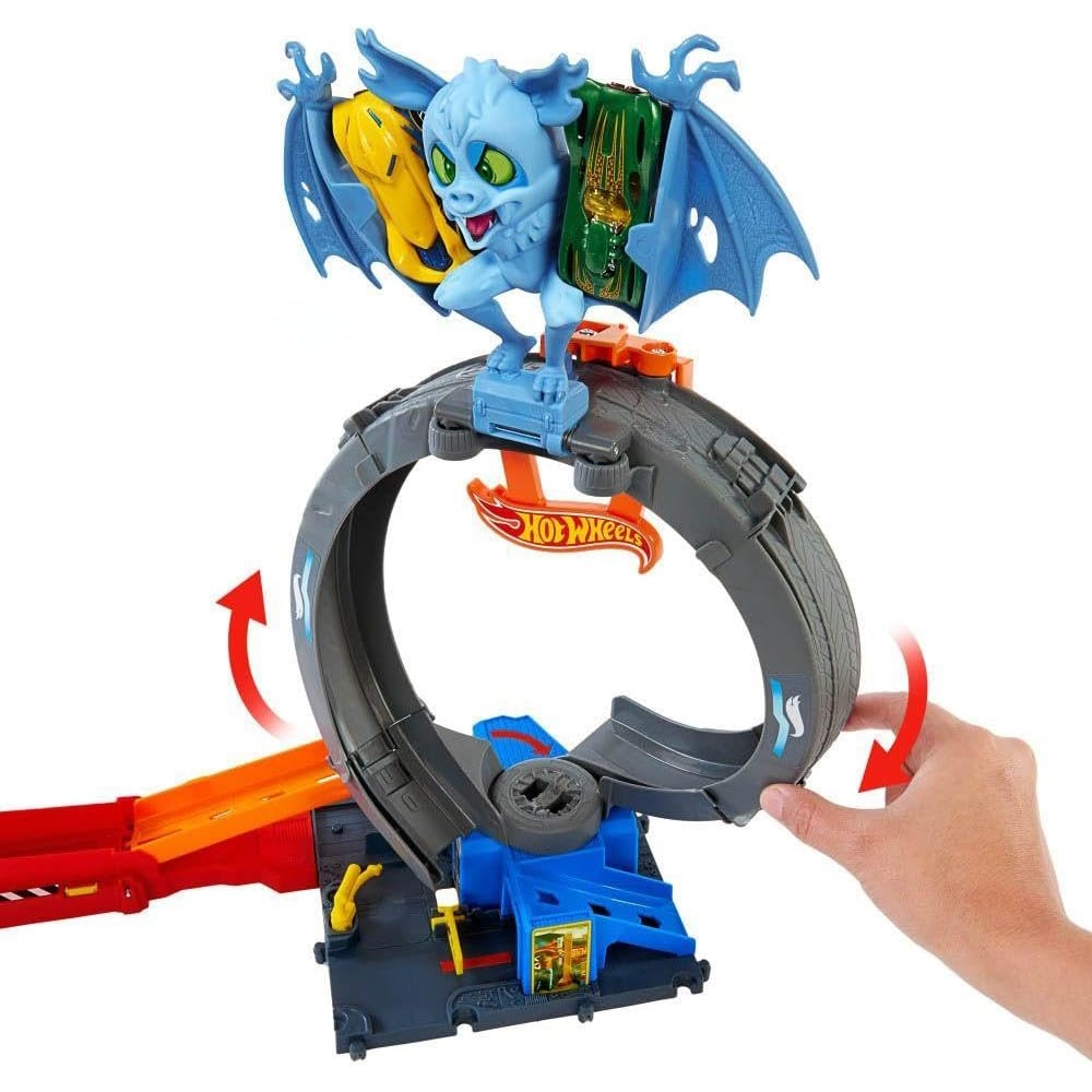 Трек Hot Wheels City Nemesis Bat Loop Attack HTN78 - фото 2