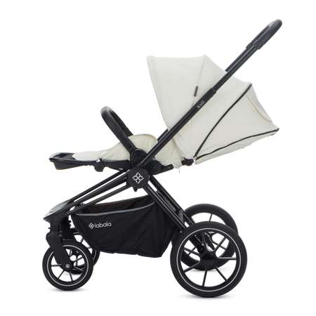 Коляска прогулочная Labala Raiz White black