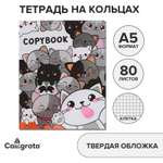 Тетрадь со сменным блоком Calligrata клетка 80 лист.