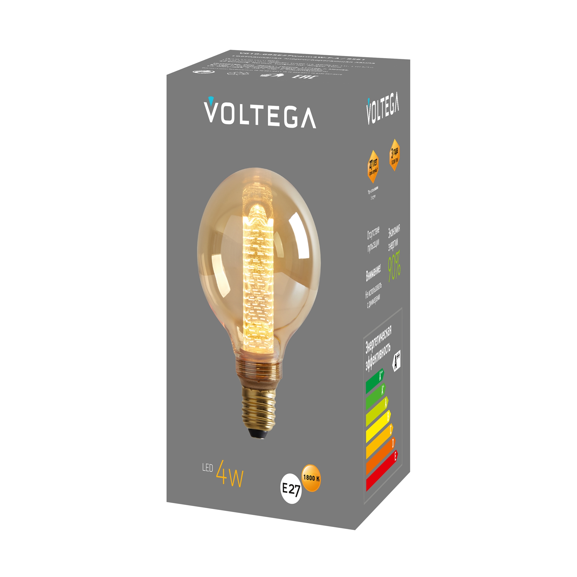 Лампочка декоративная VOLTEGA 8561 - фото 6