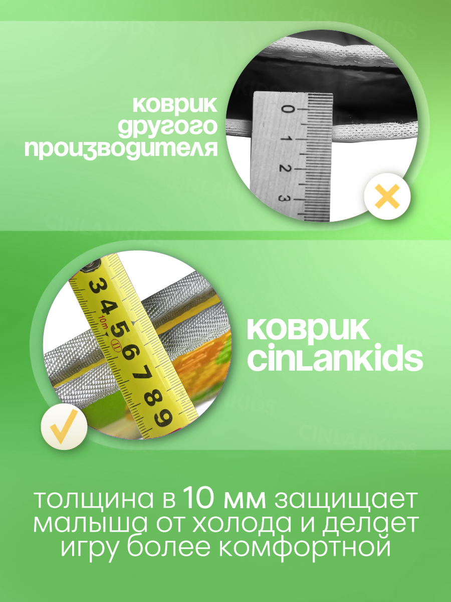 Манеж ширма CINLANKIDS бежевый MGI-03/2 - фото 5