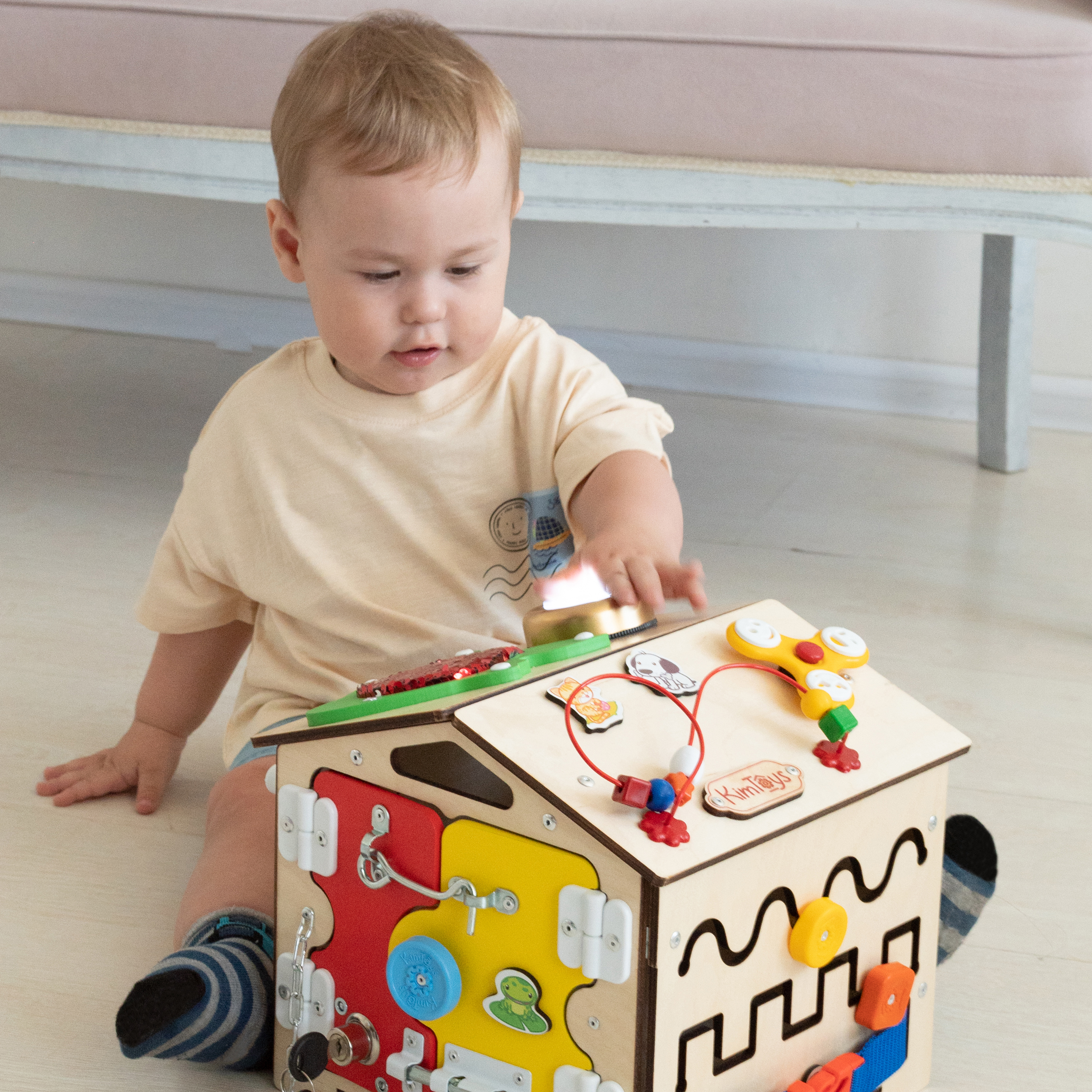 Игрушка KimToys бизиборд Домик - фото 11