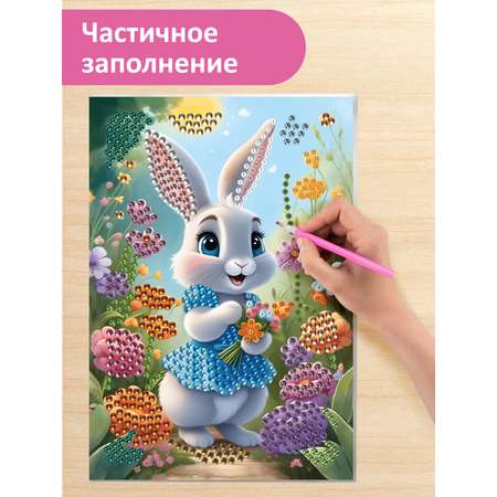 Алмазная мозаика ON TIME Зайка