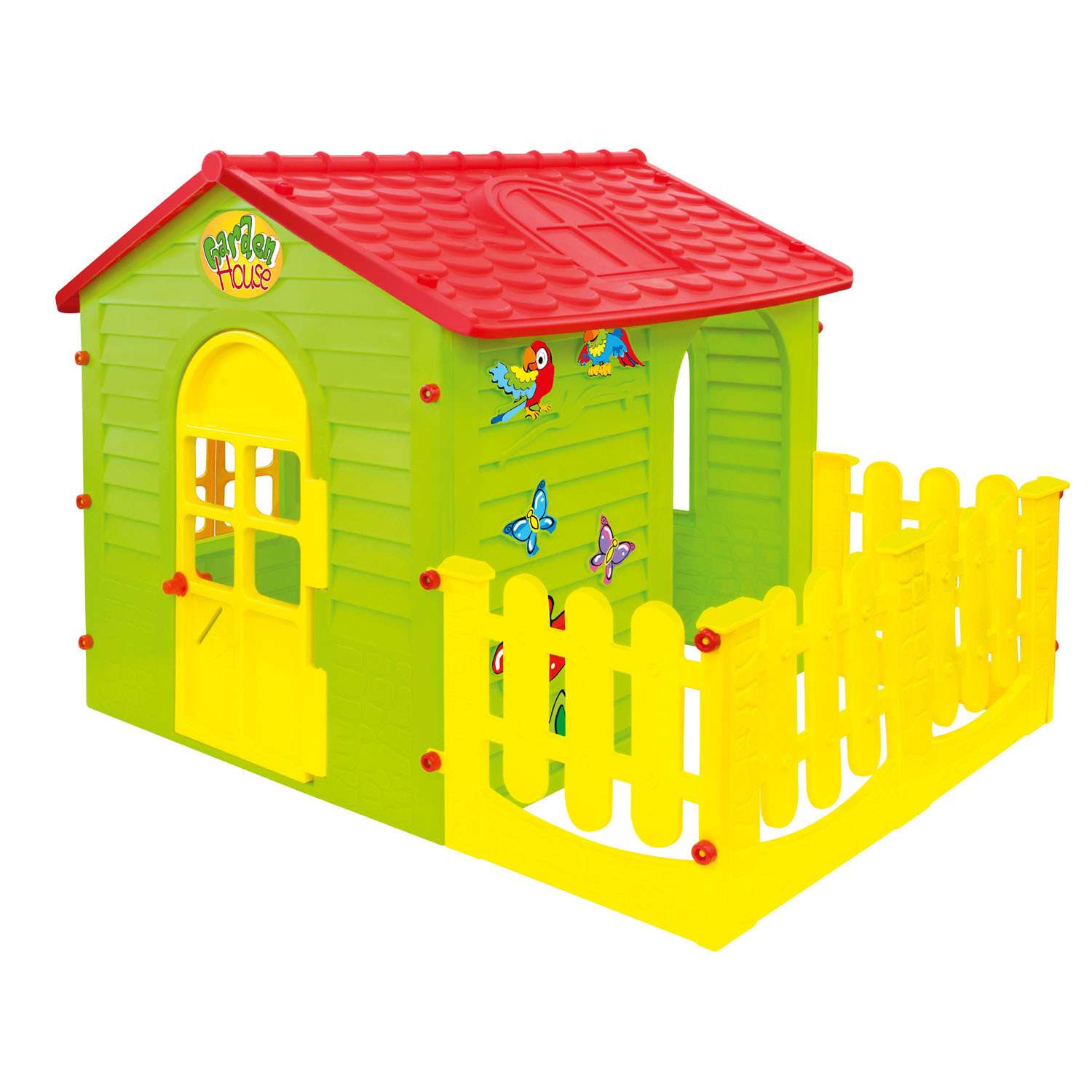 Домик игровой MOCHTOYS с пристройкой 10839 - фото 1