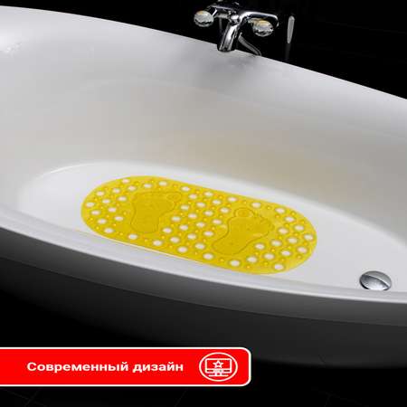 Коврик в ванную с присосками Varmax Массажные ножки 66х33 см