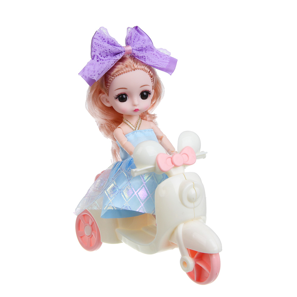 Кукла мини Игроленд с аксессуарами и питомцами высота 15 см 436-157 - фото 3