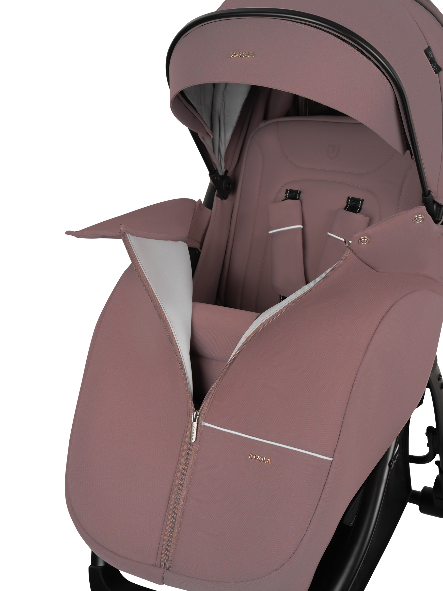 Коляска прогулочная JOVOLA SELENA 2026 всесезонная розовый - фото 15