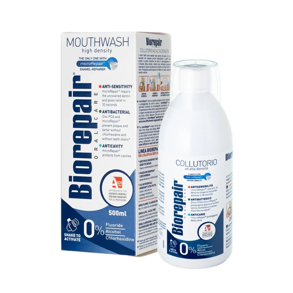 Ополаскиватель для полости рта Biorepair Mouthwash Antibacterial 500 мл - фото 7