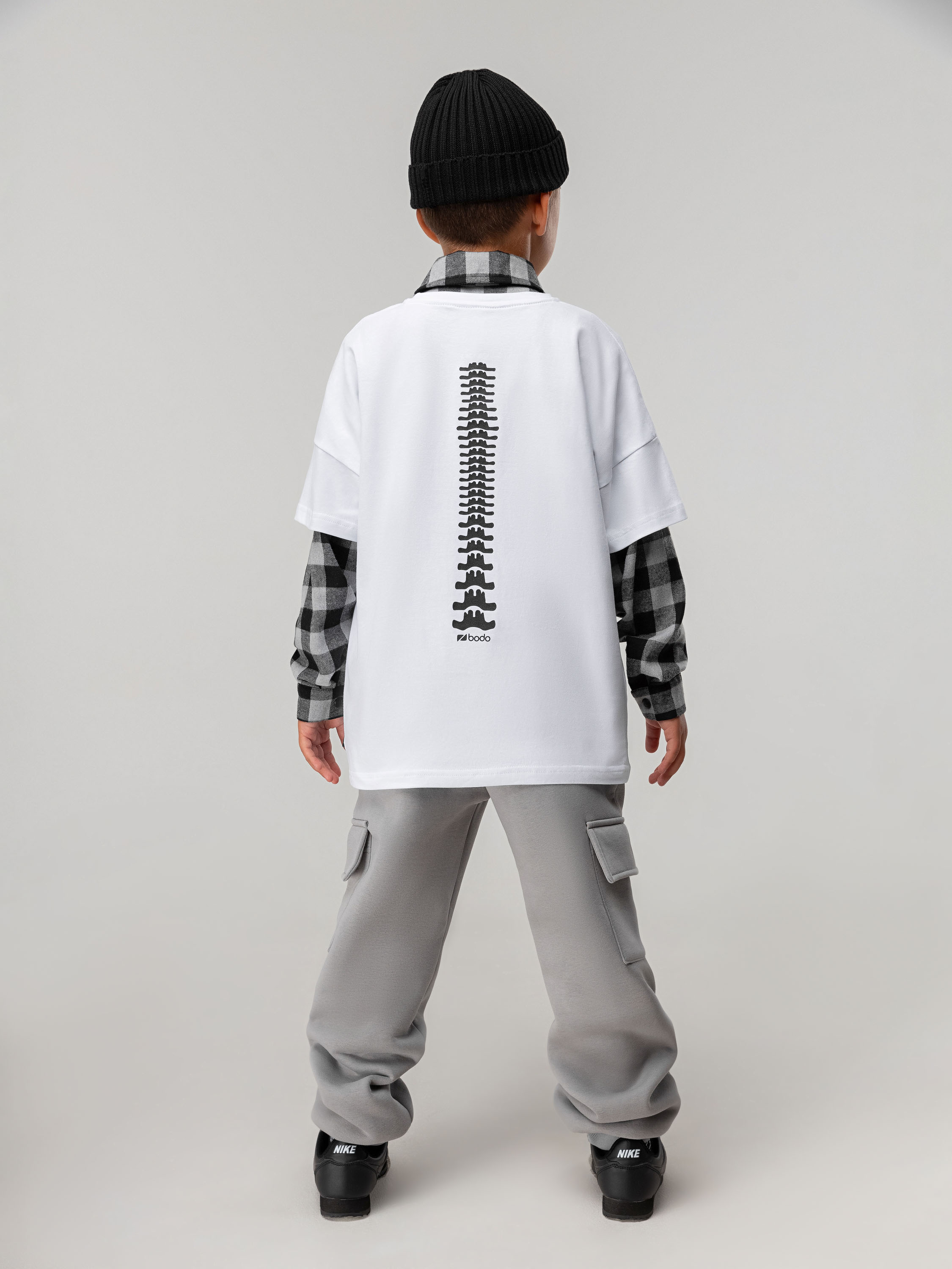 Брюки спортивные Bodo 6-471МU_светло-серый - фото 5