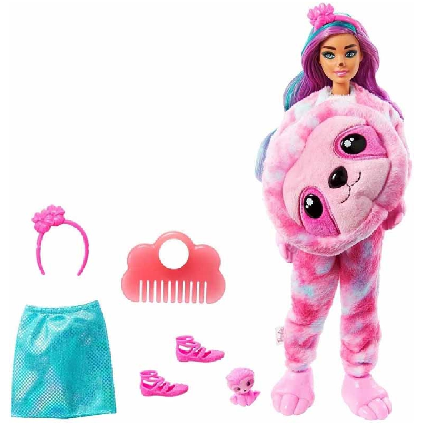 Кукла модельная Barbie Cutie Reveal Ленивец HJL59 - фото 2