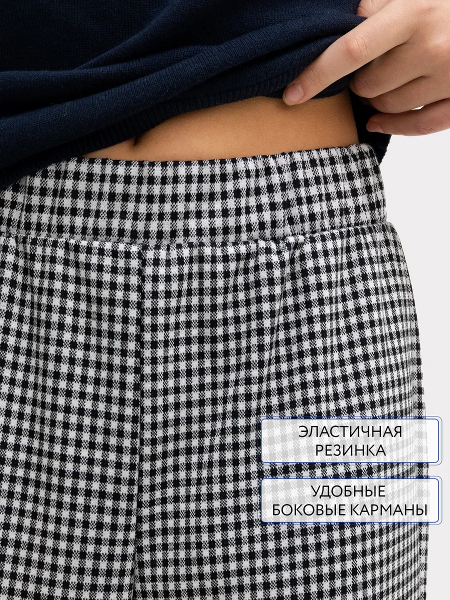 Брюки Mark Formelle (Марк Формэль) 187795/клетка виши - фото 5