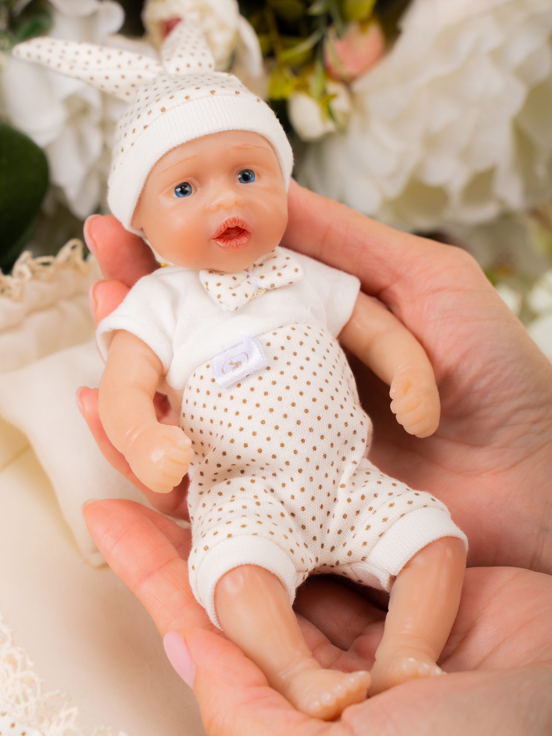 Кукла мини Magic Manufactory Magic baby Пупс реборн мальчик высота 19 см 4631162180918 - фото 1