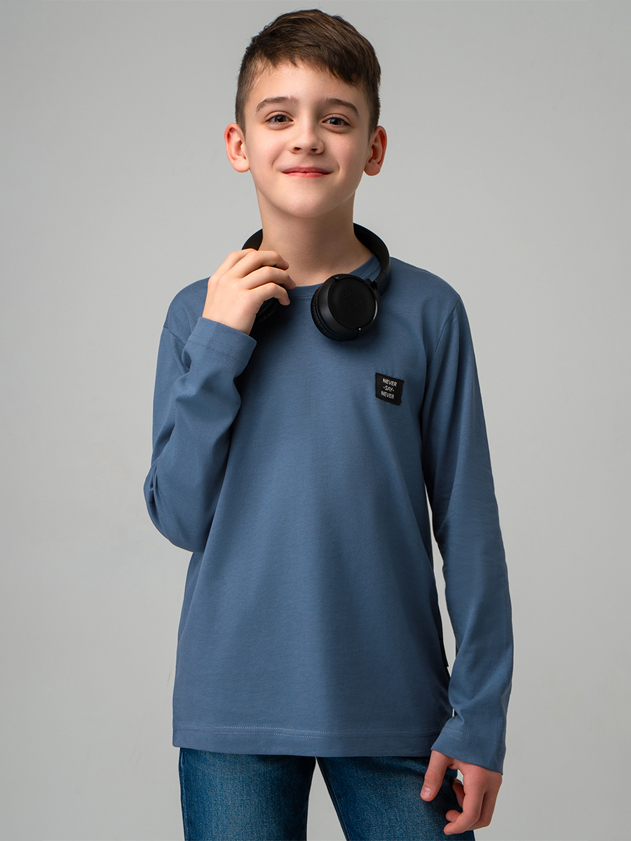 Лонгслив BONITO KIDS SS6096джинсовый - фото 9
