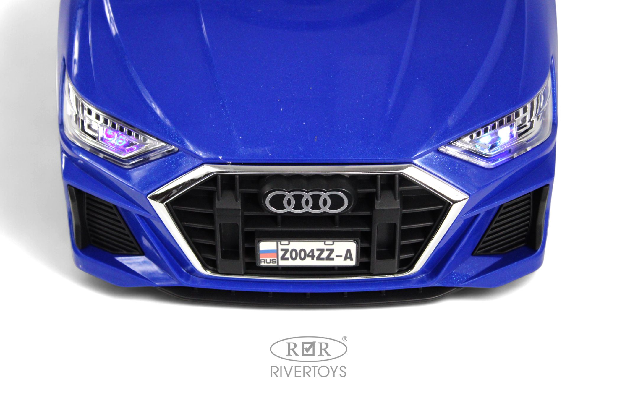 Каталка RIVERTOYS Z004ZZ-A-BLUE синий - фото 11