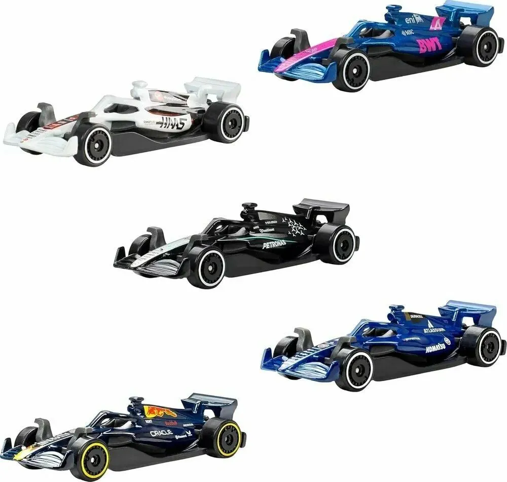 Автомобиль Hot Wheels Formula 1 5шт. 1:64 JLN11 - фото 2