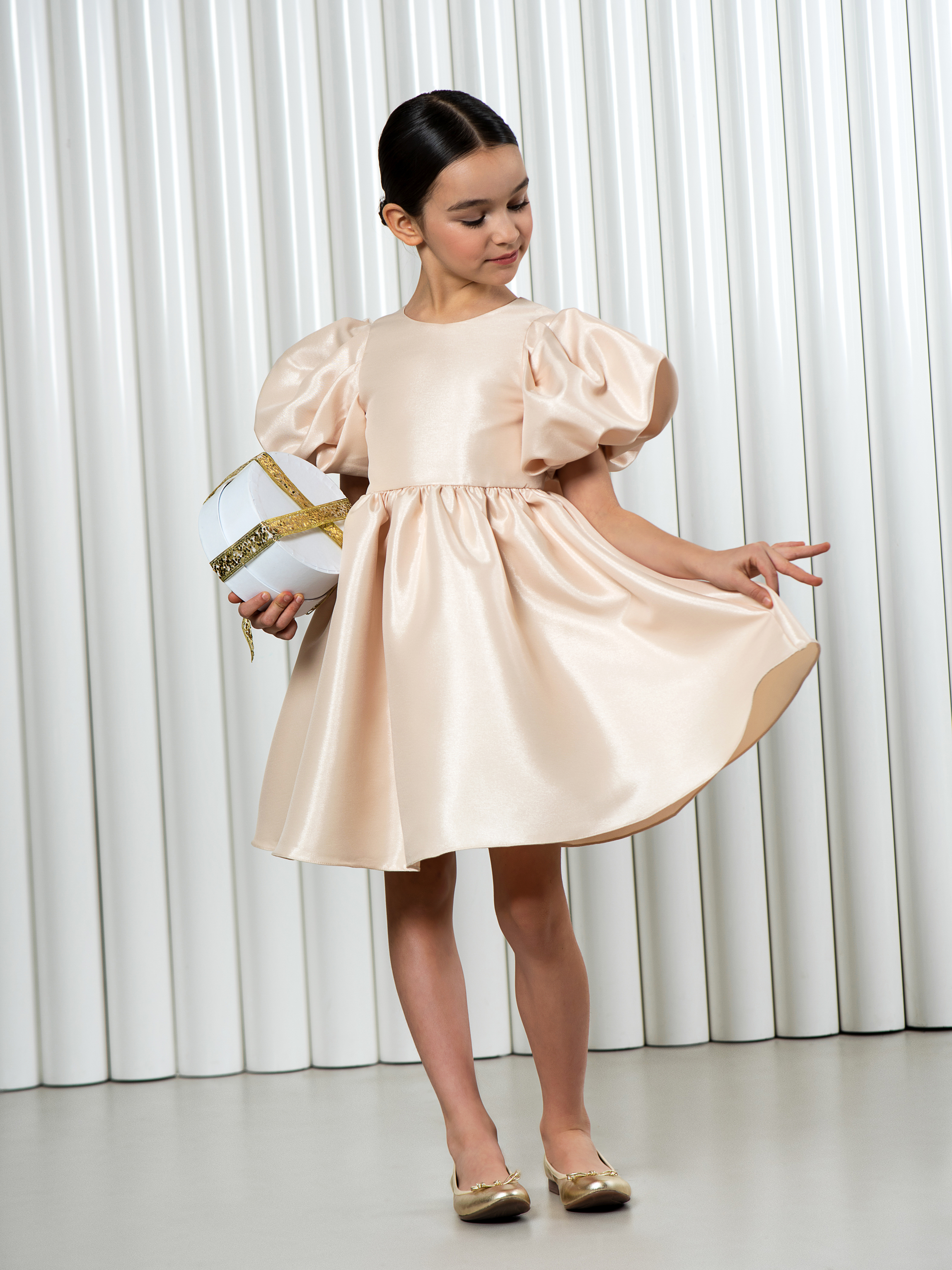 Платье LisaWeta D-143 золото - фото 2