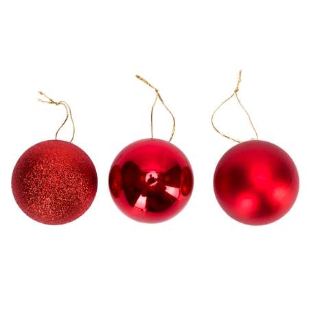 Шары SXMas 24 шт красные JCB