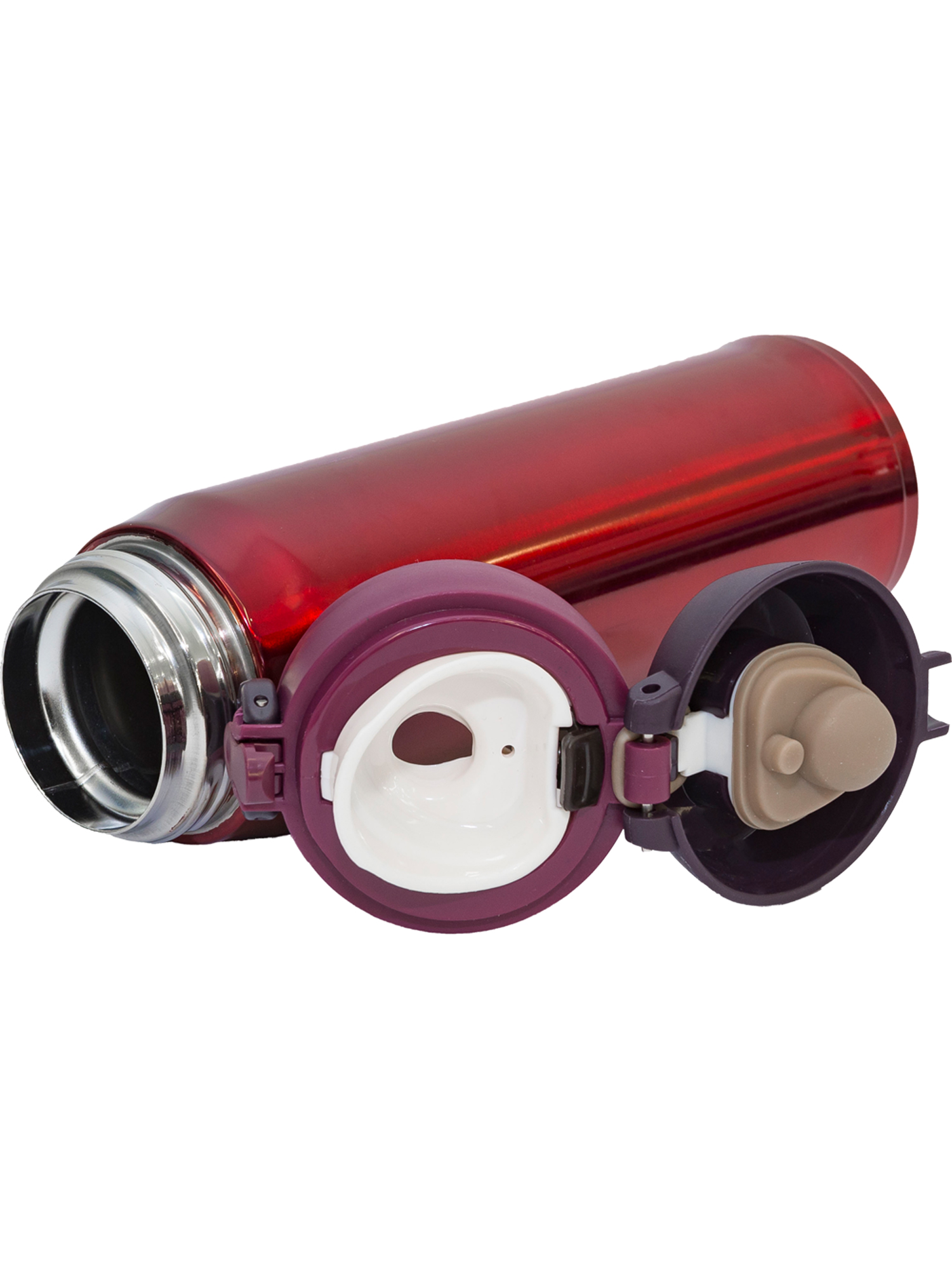Термокружка для кофе чая 500 мл THERMOS JNL-504 красная – нержавеющая сталь герметичная тепло/холод 12/24 часа - фото 11