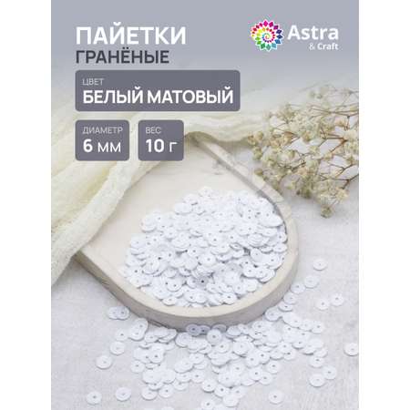 Набор для творчества Astra Craft бисер Пайетки