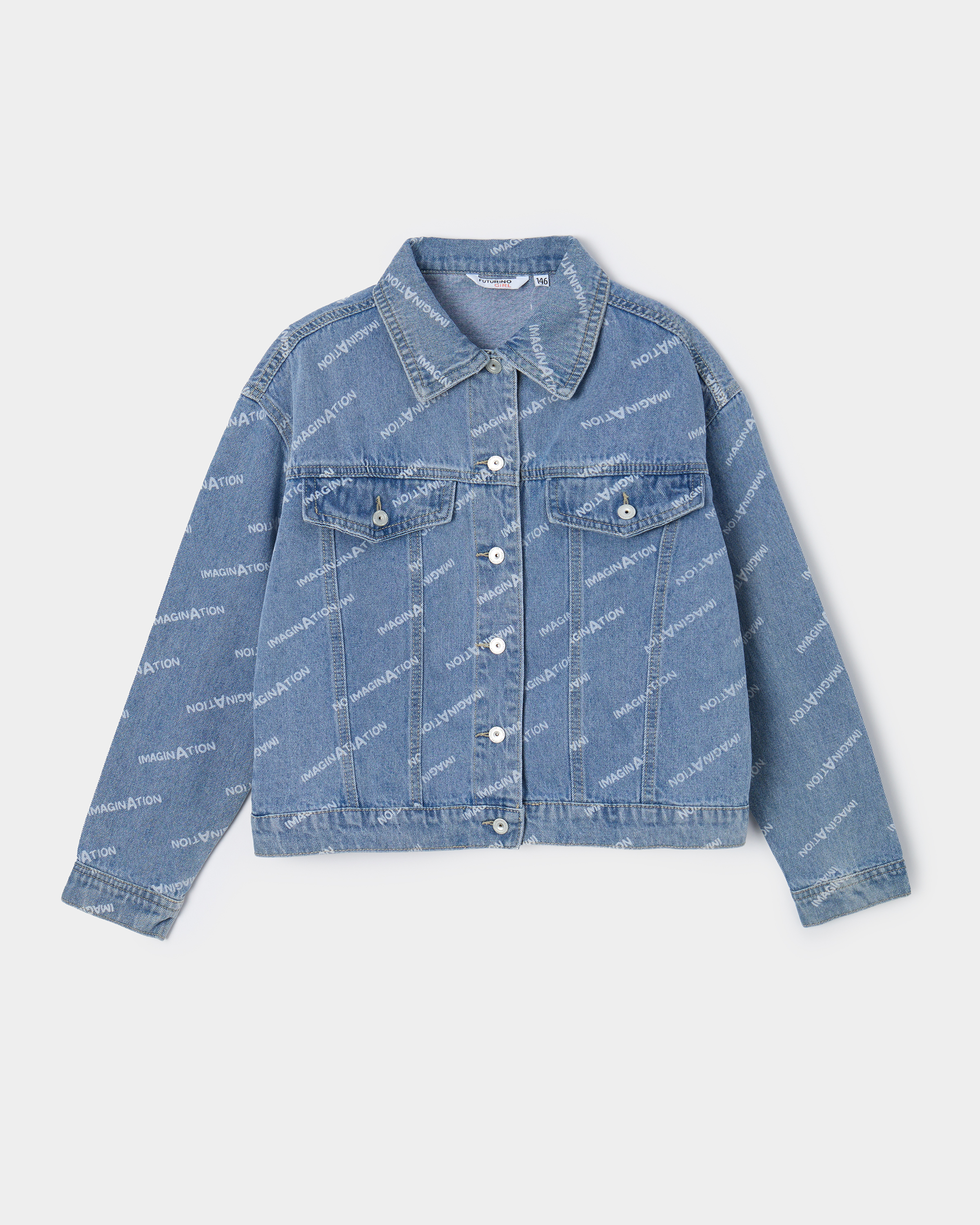 Джинсовая куртка Futurino S26FU3-G215tg-66 - фото 2