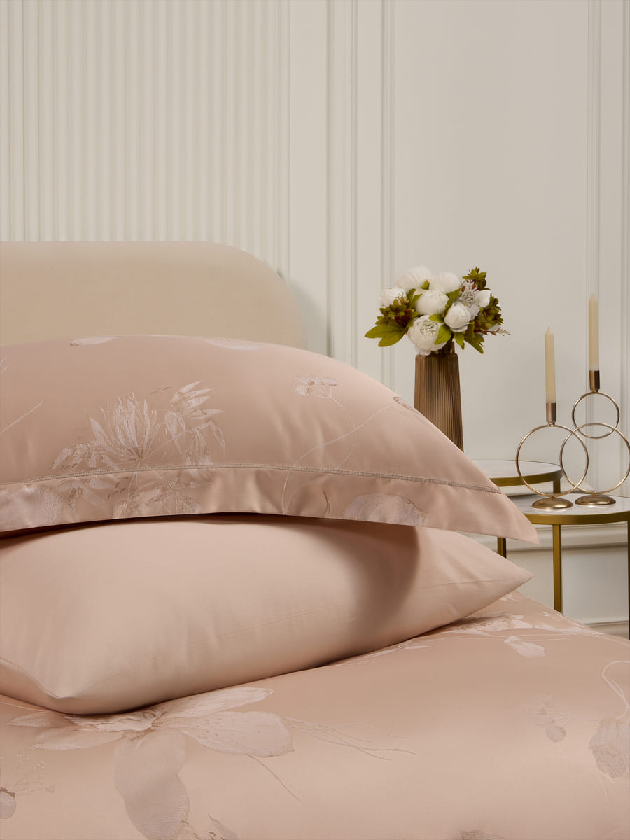 Комплект постельного белья ARYA Salmon семейный 7 предм. - фото 5