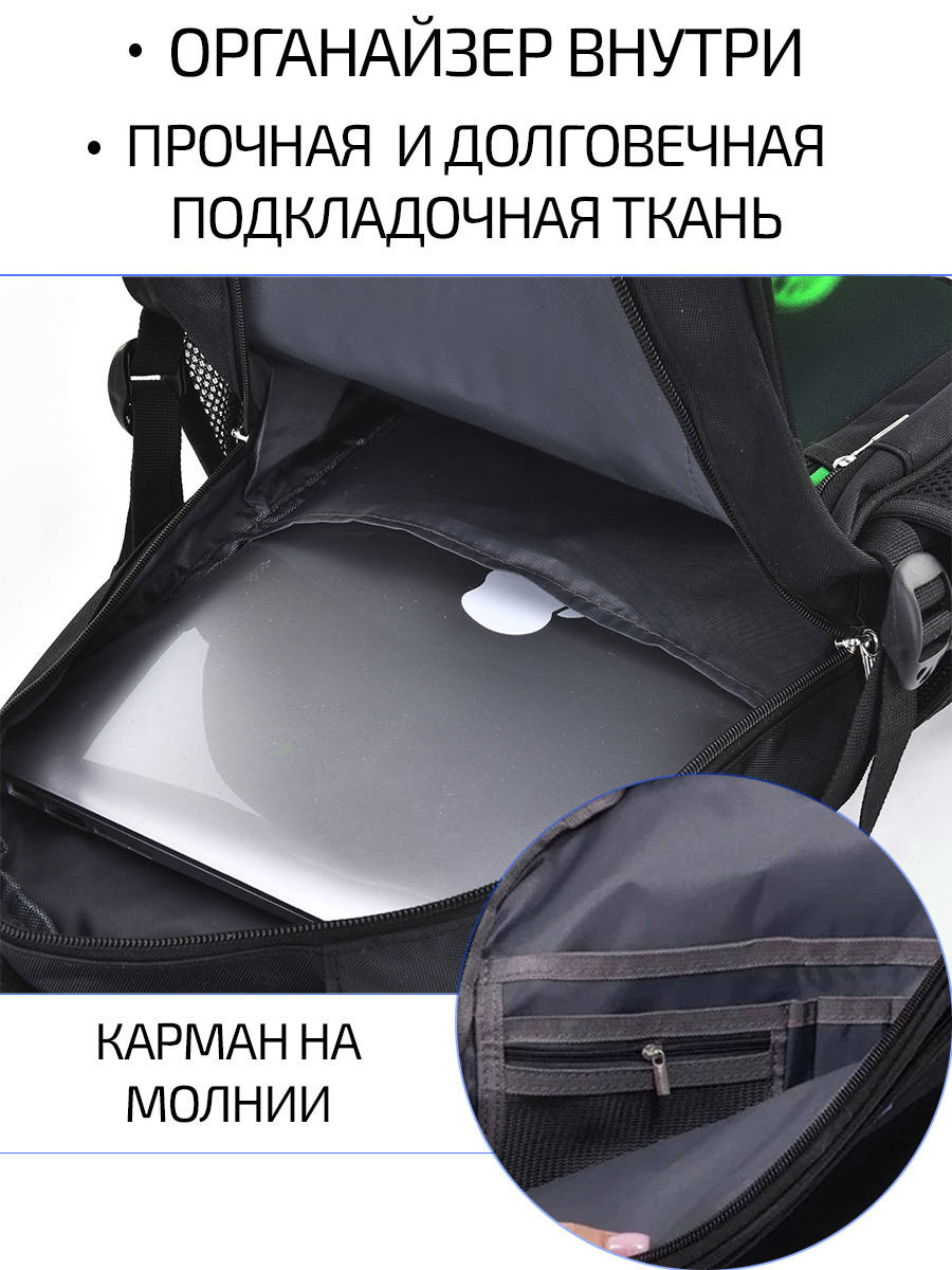 Рюкзак Evoline Гоночная машинка - фото 7