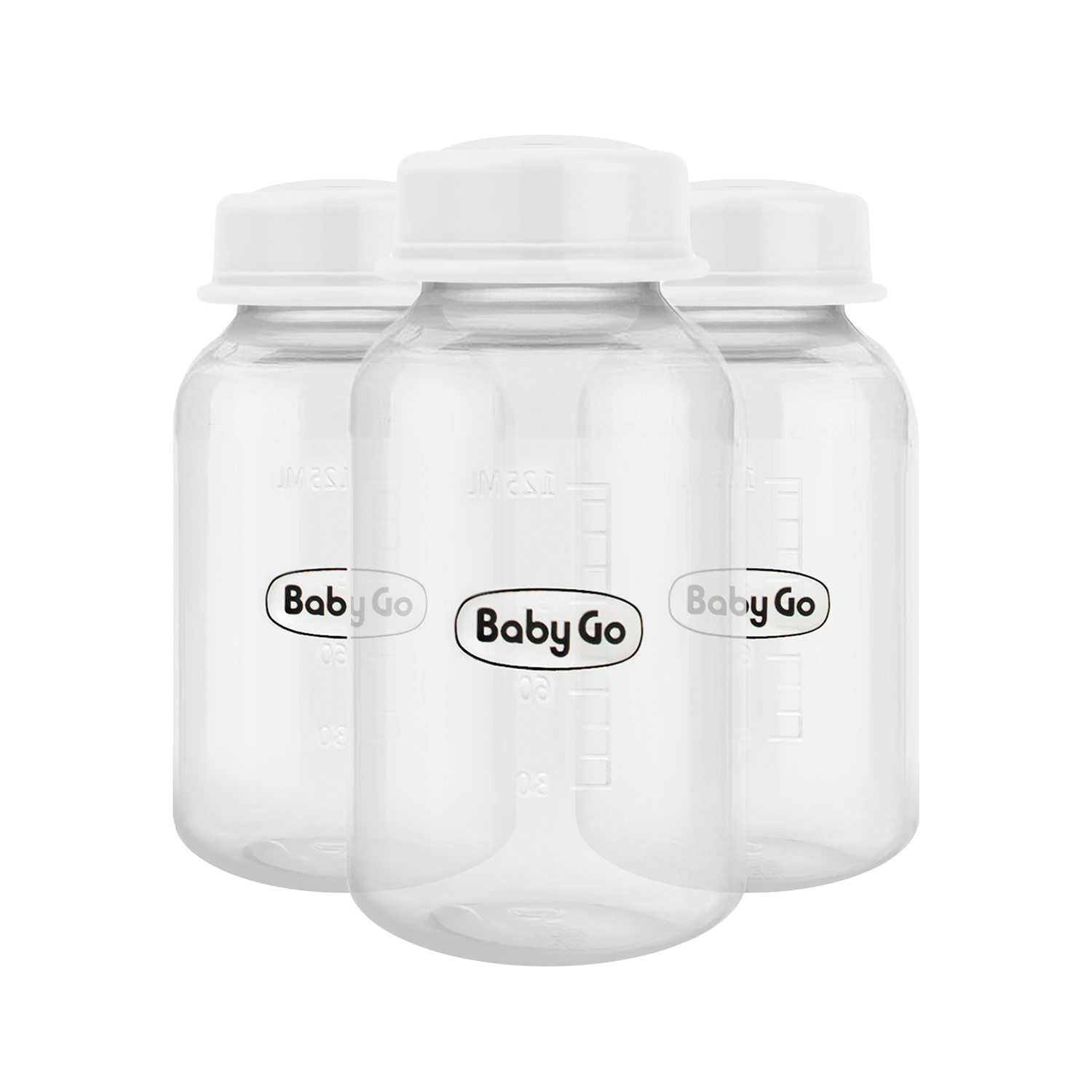 Бутылочка BabyGo 125 мл 3 шт. - фото 1