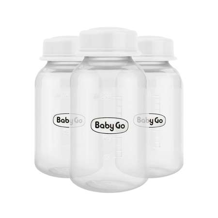 Бутылочка BabyGo 125 мл 3 шт.