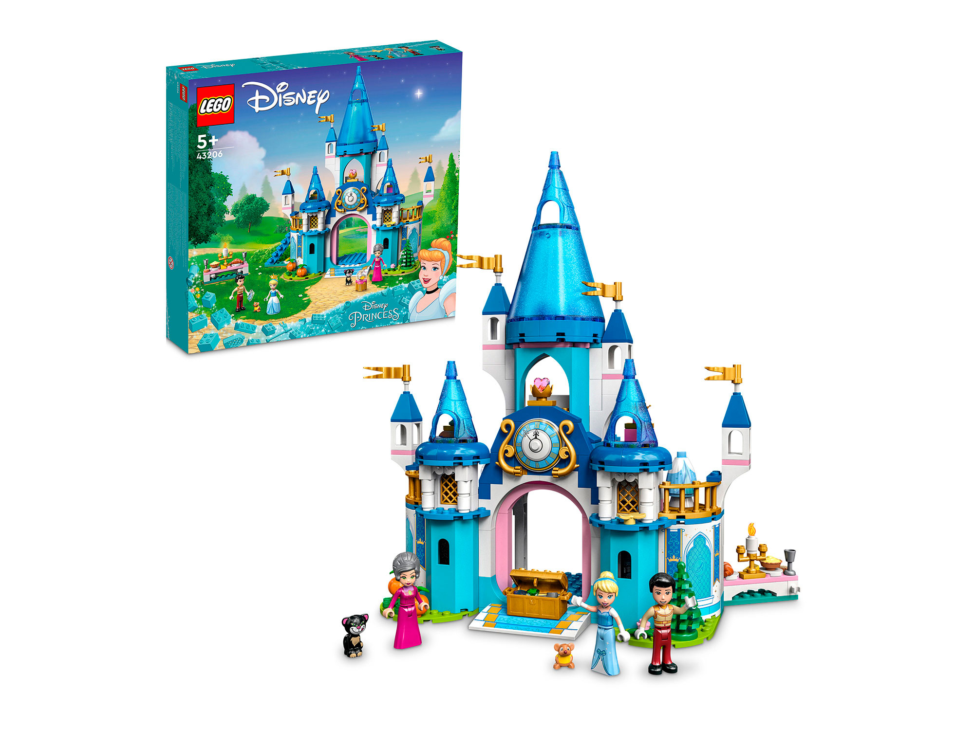 Конструктор LEGO Disney Princess Замок Золушки и Принца блочный - фото 5