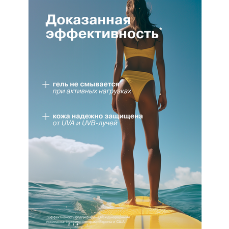 Солнцезащитный гель Librederm BRONZEADA SPORT для лица и тела SPF 50
