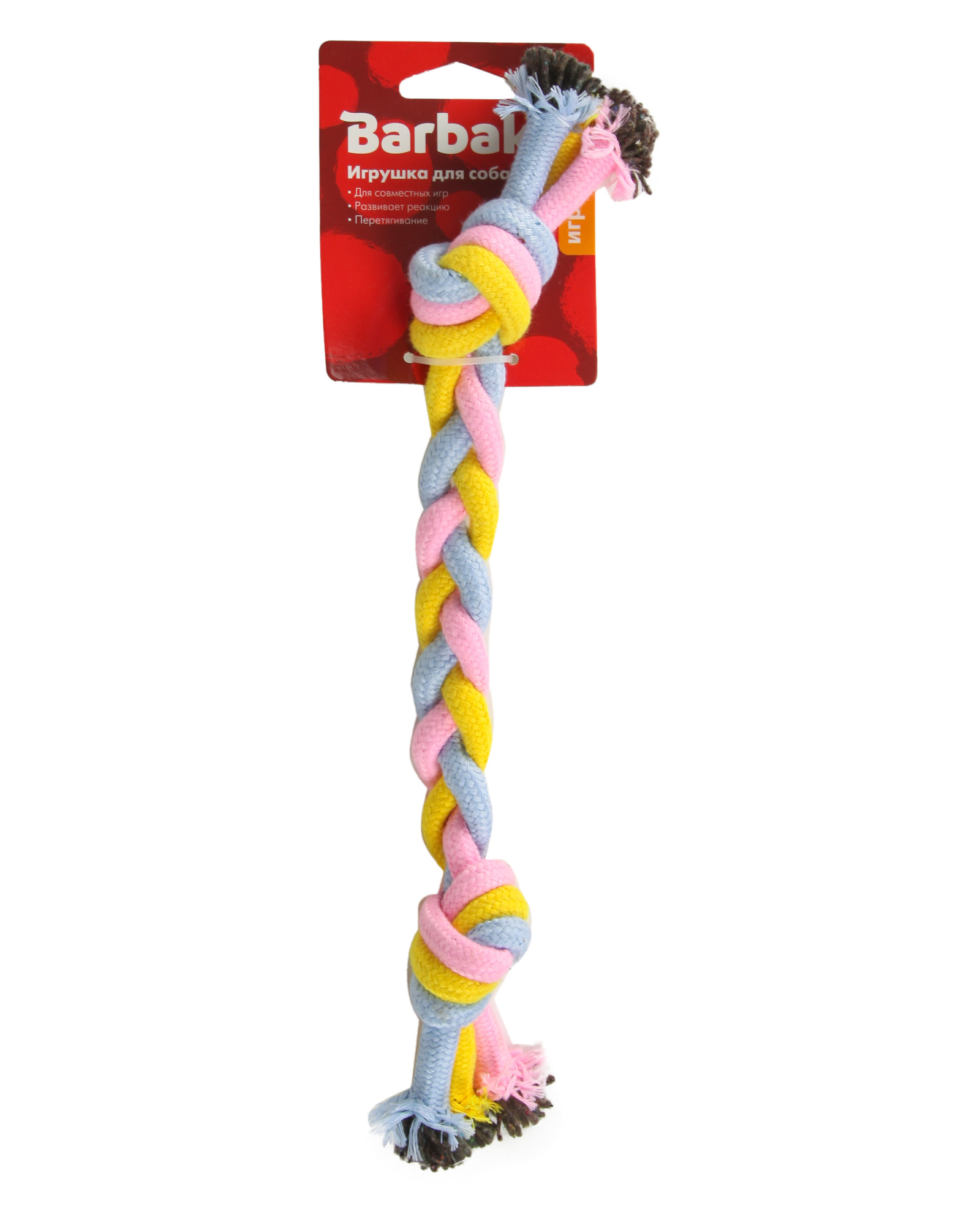 Игрушка для собак Barbaks Канатик Косичка 28см - фото 6