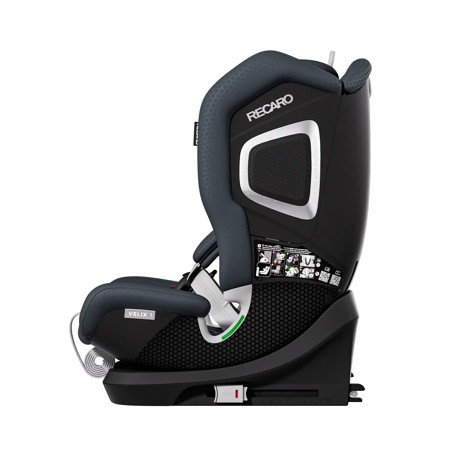 Автокресло Recaro Velix 1 Isofix 1/2/3 (9-36 кг) серый - фото 6